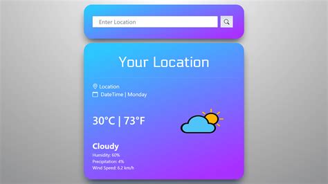 Make A Weather App Using Javascript or CSS - ByteWebster