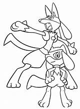 10 Lucario Pokemon Coloring Page  KoloringPages sketch template
