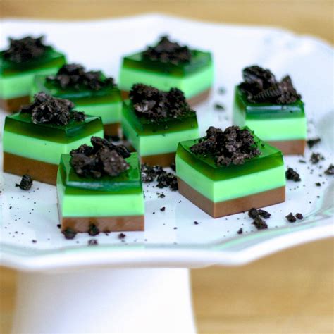 M is for: Mint Chocolate {Thin Mint} Jelly Shots - e is for eat