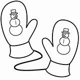 Mittens For Kids Coloring Page  Free Printable Pages sketch template