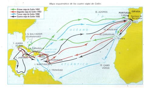 Segundo de Sociales: VIAJES DE COLÓN