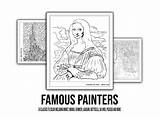 Monet Coloring Page sketch template