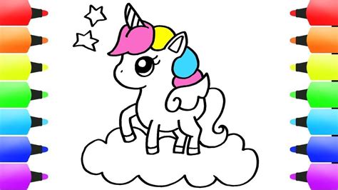 Girl Cute Unicorn Drawing Ideas For Kids di 2020 | Manga