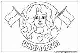 Free Coloring Page Ukraine  Printable Pages sketch template