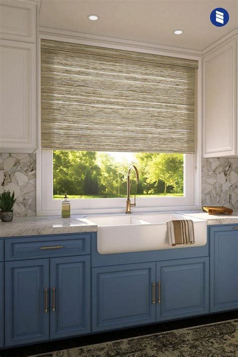 Levolor Light Filtering Roller Shades | Blinds.com | Kitchen window treatments, Kitchen window ...