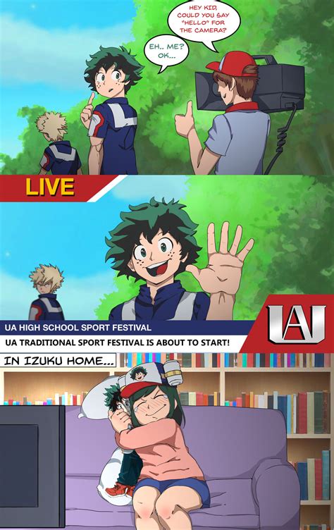 Inko Midoriya (Deku mom) is so cool! by fakescs on DeviantArt