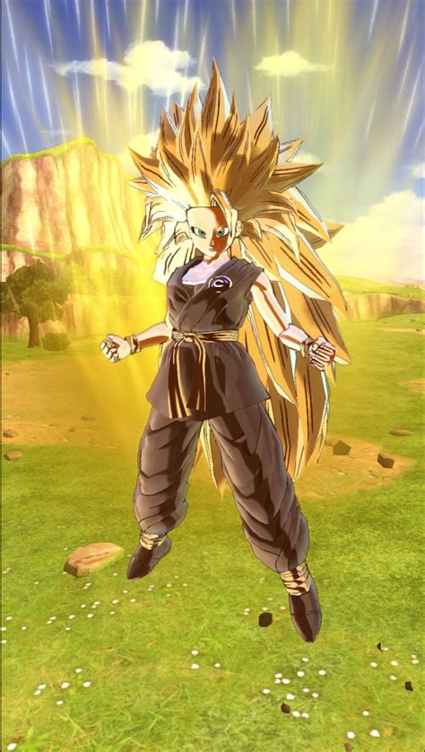 Revamped super saiyan 3 hair for CaCs – Xenoverse Mods