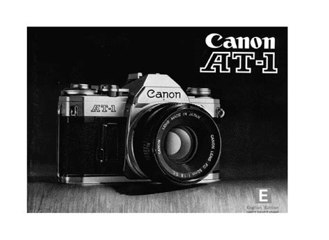 CANON AT-1 OWNER'S MANUAL Pdf Download | ManualsLib