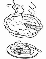 Pie Pages Colouring Clipart Cherry Coloring Clipartbest Pies Template  sketch template