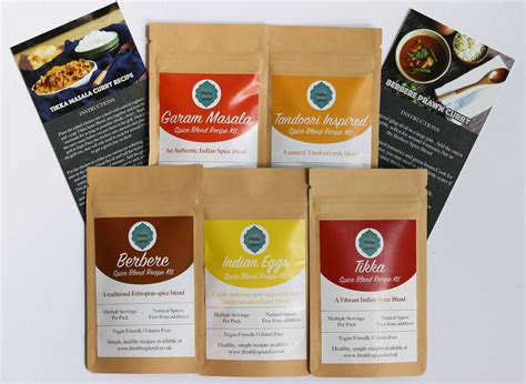 Curry Spice Selection Gift Box | Freshly Spiced | Spice Blend Recipe Kits