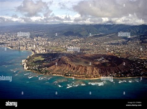 Diamond Head volcano, Honolulu,Hawaii Stock Photo - Alamy