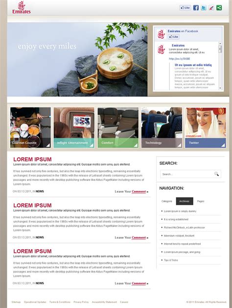 Emirates | Website Design www.emirates.com | Minami Studios | Flickr