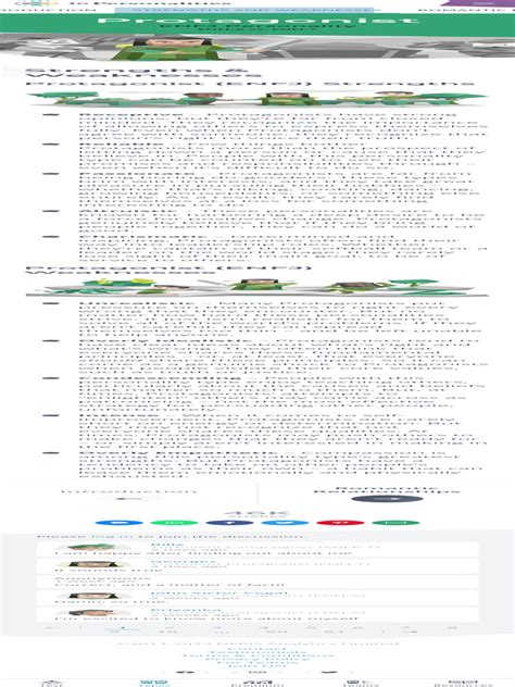 Strengths & Weaknesses Protagonist (ENFJ Personality) 16personalities ...