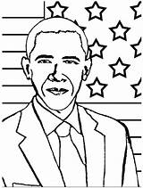 Obama Poster Coloring Pages sketch template