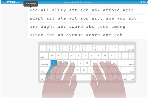 Typing Home Row Practice Tips