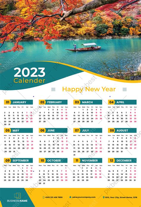 Wall Calendar 2023 | PSD Free Download - Pikbest