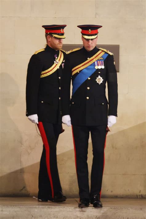 Prince Harry Wears Military Uniform at Vigil For the Queen | POPSUGAR Celebrity