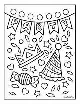 Happy Birthday Coloring Pages – 30 Printable  Easy sketch template
