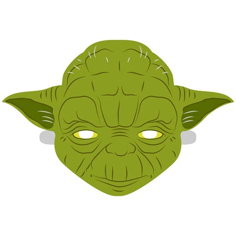 Yoda Mask Template | Free Printable Papercraft Templates