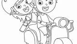 Bathing Kid Having Fun Coloring Page  KidzeZone sketch template
