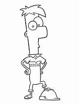 Phineas And Ferb coloring Pages sketch template