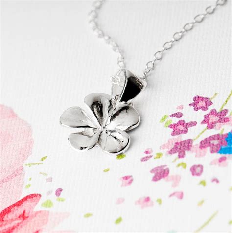 Jasmine Flower Necklace Gold Jasmine Flower Necklace - Etsy