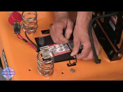 How to Change the Battery in XT Enduro Series Riding Mowers