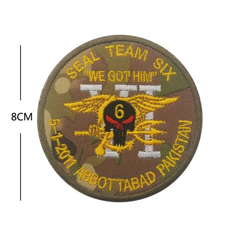 US NAVY SEAL TEAM 6 SIX MILITARY PATCH SEAL TEAM VI SEAL TEAM 6 AIR LAND FROGMEN TRIDENT VETERAN ...