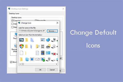 Changing Default Desktop, Taskbar, Folder Icons in Windows 10 ...