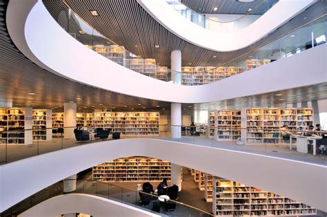 Interior view of the New Library, University of Aberdeen | Architectural inspiration, Views ...