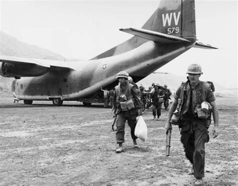 C-123 Unloading Marines at Calu, South Vietnam | Provider un… | Flickr