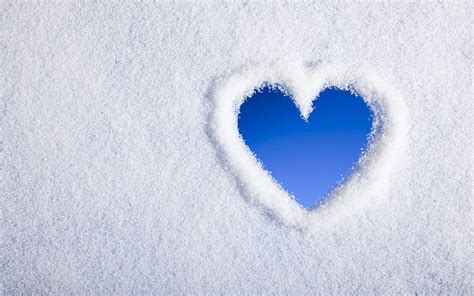 Snow Heart, snow, heart, love, HD wallpaper | Peakpx