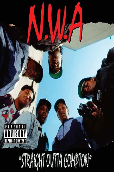 117 NWA Straight Outta Compton Hip Hop Album Cover Custom Poster-in Wall Stickers from Home ...