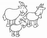Billy Goats Gruff Coloring Page  Home sketch template