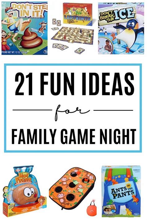 21 Games For Family Game Night - Another Mommy Blogger in 2021 | Fun activities for kids, Family ...
