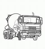 Cement Mixer Coloring Coloring Pages sketch template