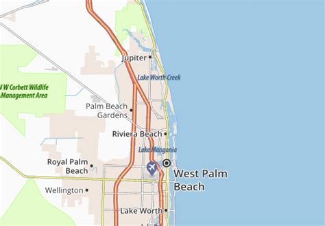 MICHELIN North Palm Beach map - ViaMichelin