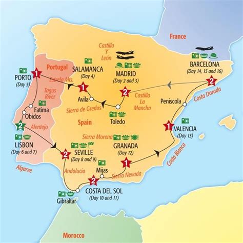 Spain Map | Portugal travel, Spain and portugal, Portugal vacation