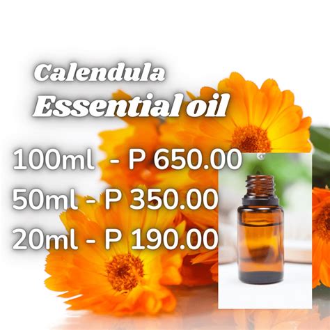 Calendula officinalis Essential oil / Marigold oil | Shopee Philippines