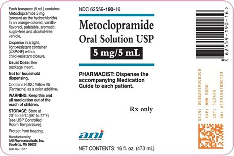 Metoclopramide Oral - Pictures