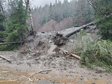 6 missing, homes destroyed in southeast Alaska landslide