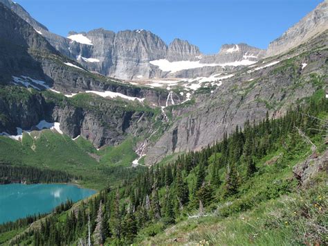 Salamander Glacier and Grinell Lake | Pics4Learning