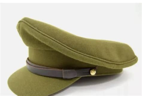 BRITISH ARMY 1940'S Khaki Peak Cap WWII Officers Style Dress Uniform Hat WW2 £43.98 - PicClick UK