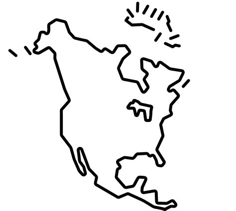 North America Map Drawing At Getdrawings Free Downloa - vrogue.co