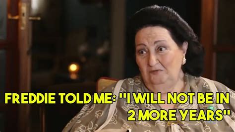 Montserrat Caballé talks about Freddie Mercury in his last interview | Freddie mercury, Freddie ...