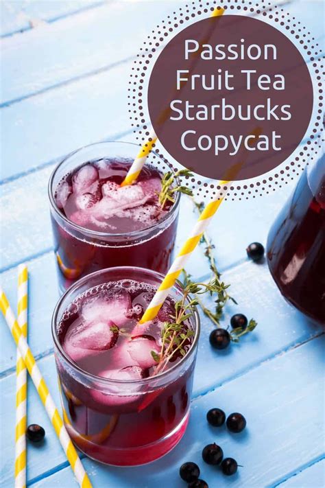 Passion fruit tea starbucks copycat – Artofit