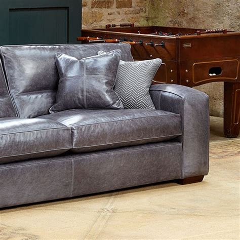 Duresta Panther Grand Leather Sofa