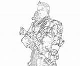Borderlands 2 Psycho Coloring Pages sketch template