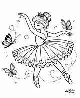 24 Free Ballerina Coloring Pages – The Color Cove sketch template