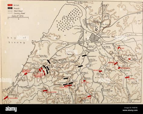 Peninsular war map hi-res stock photography and images - Alamy